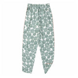 CHARLESTON SILK PJ TROUSER TEAL GREEN