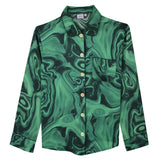 Malachite Silk PJs